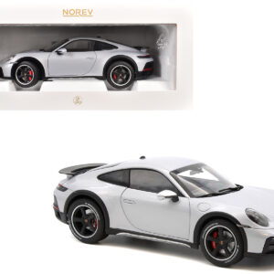 2023 Porsche 911 Dakar Ice Gray Metallic 1/18 Diecast Model Car by Norev