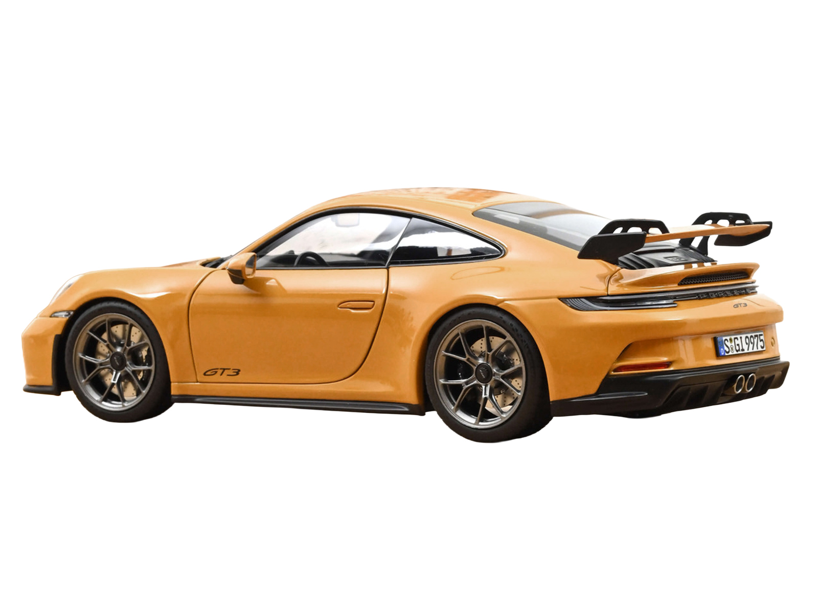 2021 Porsche 911 GT3 Bahama Yellow 1/18 Diecast Model Car by Norev - Image 5