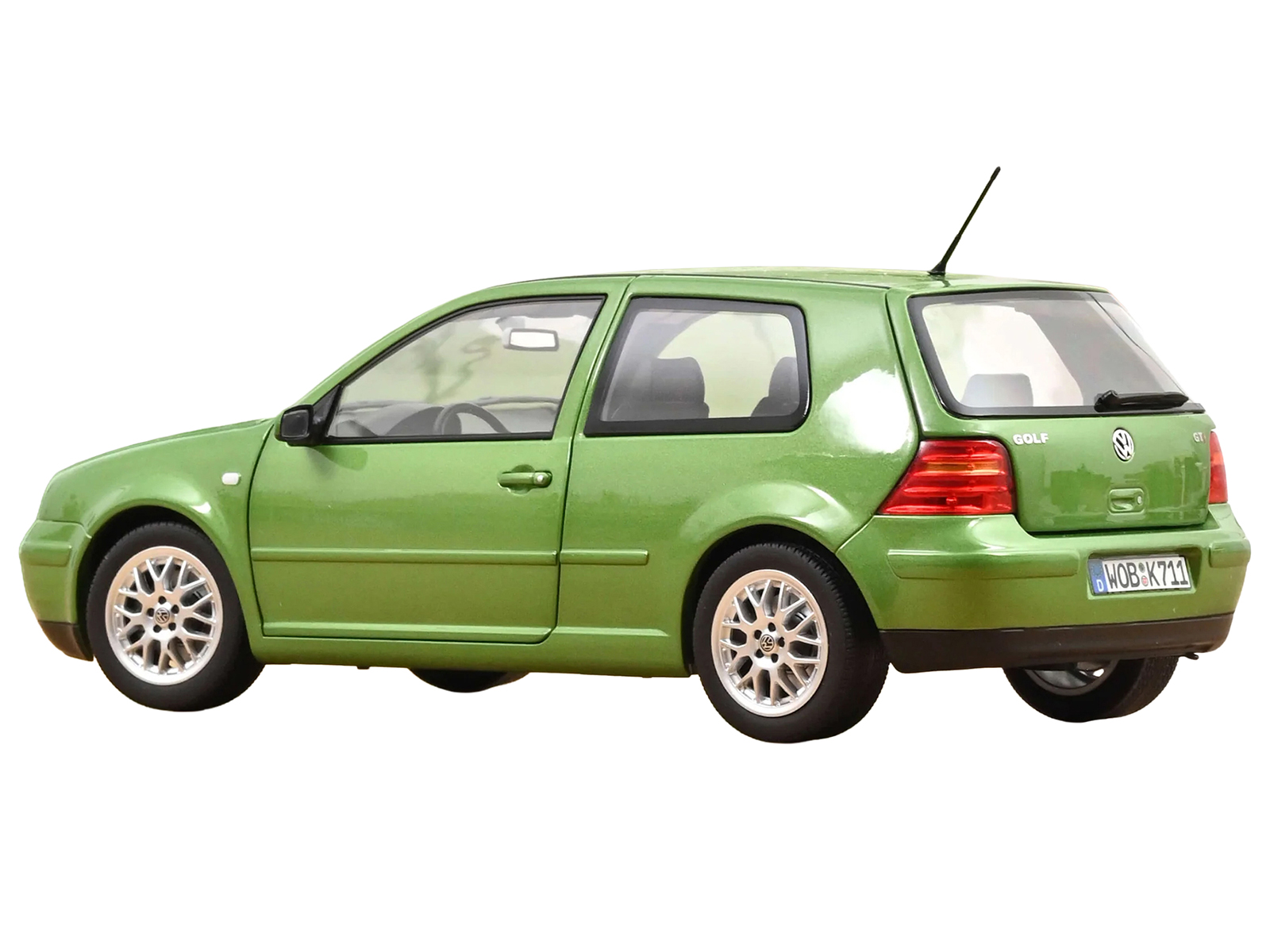 1998 Volkswagen Golf GTI Green Metallic 1/18 Diecast Model Car by Norev - Image 5