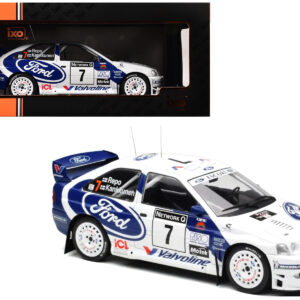 Ford Escort WRC #7 Juha Kankkunen - Juha Repo 2nd Place "RAC Rally" (1998) 1/18 Diecast Model Car by IXO Models