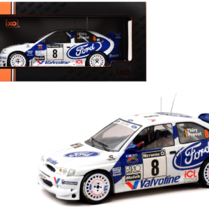 Ford Escort WRC #8 Bruno Thiry - Stephane Prevot 3rd Place "RAC Rally" (1998) 1/18 Diecast Model Car by IXO Models