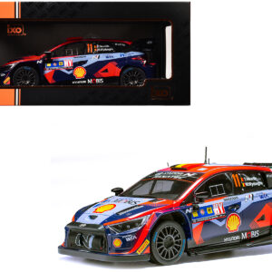 Hyundai i20 N Rally1 #11 Thierry Neuville - Martijn Wydaeghe Winner "Central European Rally" (2023) 1/18 Diecast Model Car by IXO Models