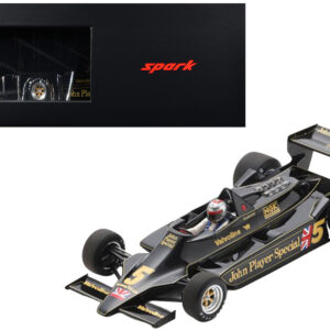 Lotus 79 #5 Mario Andretti "John Player Team Lotus" Winner Formula One F1 "Belgian GP" (1978) with Acrylic Display Case 1/18 Model Car by Spark