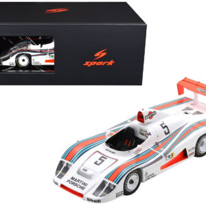 Porsche 936/78 #5 Jacky Ickx - Henri Pescarolo - Jochen Mass "Martini Racing Porsche System" "24 Hours of Le Mans" (1978) with Acrylic Display Case 1/18 Model Car by Spark