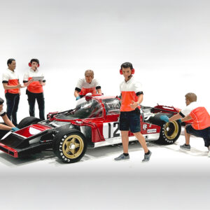 "Race Crew" 6 piece Figure Set for 1/18 scale models by American Diorama
