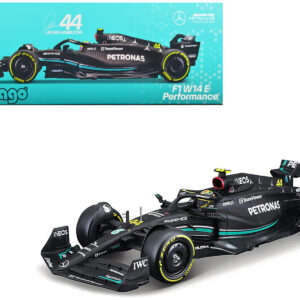 Mercedes-AMG F1 W14 E Performance #44 Lewis Hamilton "Petronas" Formula One F1 "World Championship" (2023) 1/24 Diecast Model Car by Bburago
