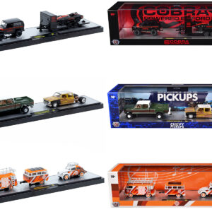 Auto Haulers Set of 3 Trucks Release 90 Limited Edition to 8000 pieces Worldwide 1/64 Diecast Models by M2 Machines