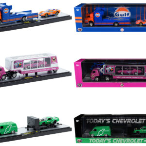 Auto Haulers Set of 3 Trucks Release 94 Limited Edition to 6000 pieces Worldwide 1/64 Diecast Models by M2 Machines