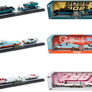 Auto Haulers Set of 3 Trucks Release 99 Limited Edition to 7600 pieces Worldwide 1/64 Diecast Models by M2 Machines