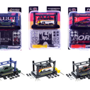 Model Kit 3 piece Car Set Release 81 Limited Edition to 9600 pieces Worldwide 1/64 Diecast Model Cars by M2 Machines