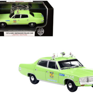 1972 AMC Matador Police Car "Cleveland Police Department" Light Green 1/43 Diecast Model by Iconic Replicas