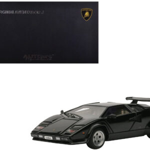 Lamborghini Countach 5000S Black 1/43 Diecast Model Car by Autoart