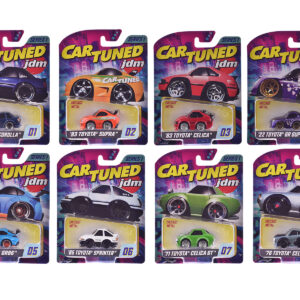 JDM Tuners Series 1 Set of 8 Pieces Diecast Model Cars by CarTuned