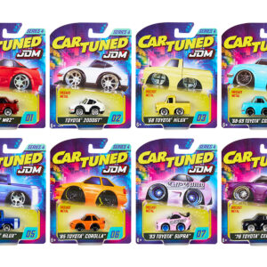 JDM Tuners Series 4 Set of 8 Pieces Diecast Model Cars by CarTuned