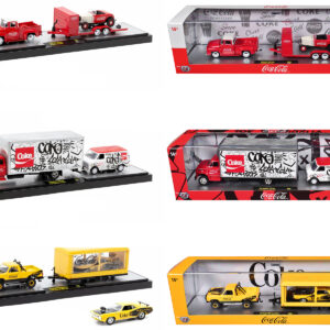 Auto Haulers "Coca-Cola" Set of 3 pieces Release 31 Limited Edition to 7250 pieces Worldwide 1/64 Diecast Models by M2 Machines