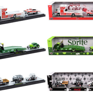 Auto Haulers "Soda" Set of 3 pieces Release 36 Limited Edition to 8000 pieces Worldwide 1/64 Diecast Models by M2 Machines