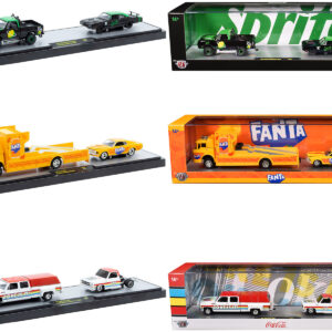 Auto Haulers "Soda" Set of 3 pieces Release 37 Limited Edition to 6000 pieces Worldwide 1/64 Diecast Models by M2 Machines