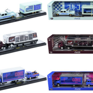 Auto Haulers "Coca-Cola" Set of 3 pieces Release 42 Limited Edition to 8200 pieces Worldwide 1/64 Diecast Models by M2 Machines