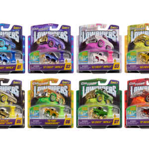 "Lowriders Show Glow" Series 3 Set of 8 Pieces Diecast Model Cars by CarTuned