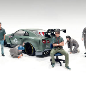"Top Tuners" 5 piece Figure Set "Premium" Series for 1/18 Scale Models by American Diorama