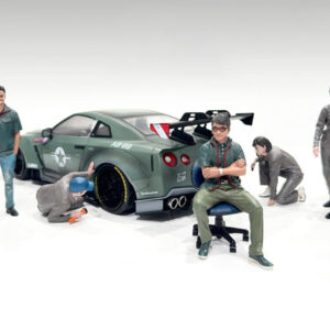 "Top Tuners" 5 piece Figure Set "Premium" Series for 1/24 Scale Models by American Diorama