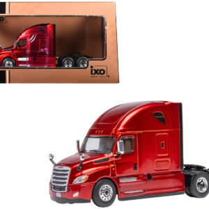 2018 Freightliner Cascadia Truck Tractor Red Metallic 1/64 Diecast Model by IXO Models
