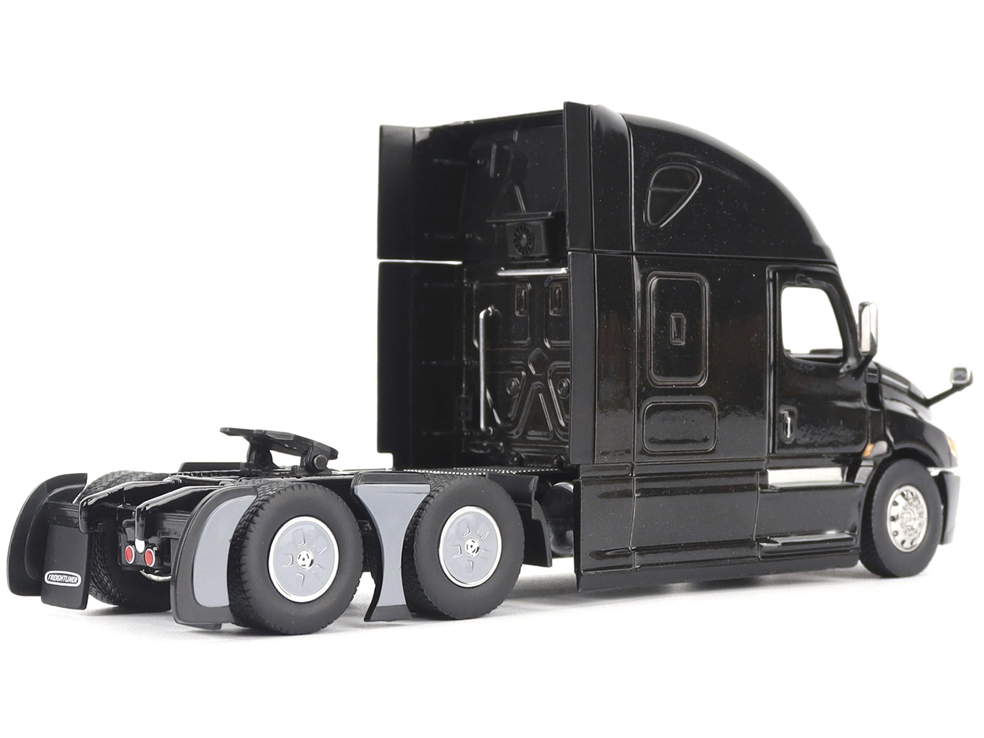 Freightliner New Cascadia Sleeper Cab Truck Tractor Black "Transport Series" 1/50 Diecast Model by Diecast Masters - Image 5
