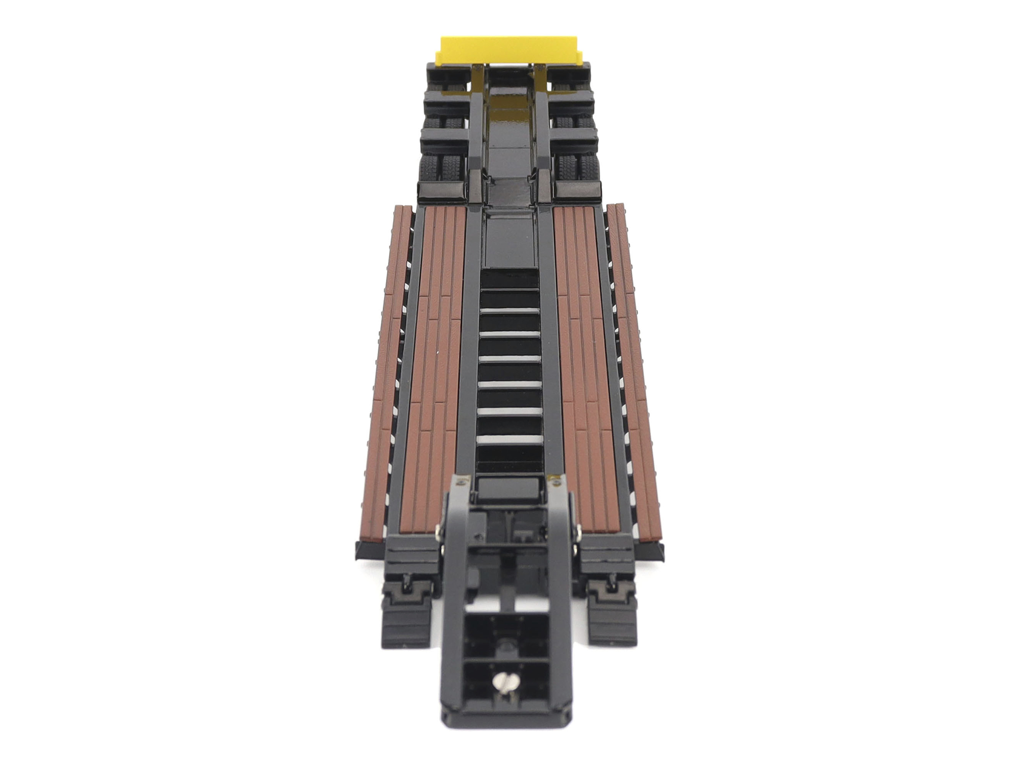 Trail King TK120 Hydraulic Detachable Gooseneck Lowboy Trailer Black (Outrigger Version) "Transport Series" 1/50 Diecast Model by Diecast Masters - Image 4