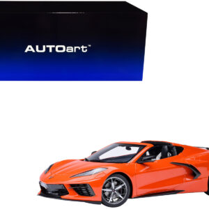 2020 Chevrolet Corvette C8 Stingray Sebring Orange 1/18 Model Car by Autoart