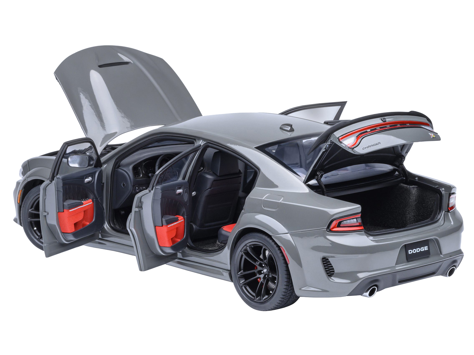 Dodge Charger Scat Pack Widebody Destroyer Gray 1/18 Model Car by Autoart - Image 2