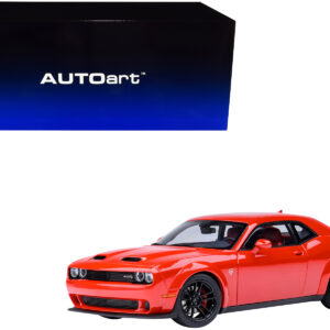 2022 Dodge Challenger SRT Jailbreak Torred with Red Interior 1/18 Model Car by Autoart
