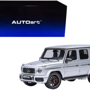 2019 Mercedes-Benz AMG G63 Iridium Silver Metallic 1/18 Model Car by Autoart