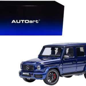 2019 Mercedes-Benz AMG G63 Brilliant Blue Metallic 1/18 Model Car by Autoart