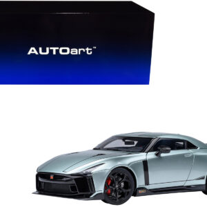 Nissan GT-R50 By ItalDesign Green Metallic and Black 1/18 Model Car by Autoart