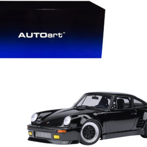 Porsche 911 (930) Turbo "Blackbird" Black "Wangan Midnight - Comic #1 Version" Manga 1/18 Model Car by Autoart