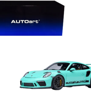 Porsche 911 (991.2) GT3 RS Mint Green 1/18 Model Car by Autoart