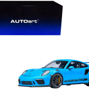 Porsche 911 (991.2) GT3 RS Riviera Blue 1/18 Model Car by Autoart