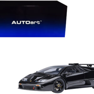 Lamborghini Diablo GTR Deep Black 1/18 Model Car by Autoart