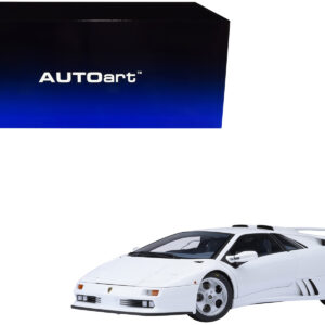 Lamborghini Diablo SE30 Jota Impact White 1/18 Model Car by Autoart