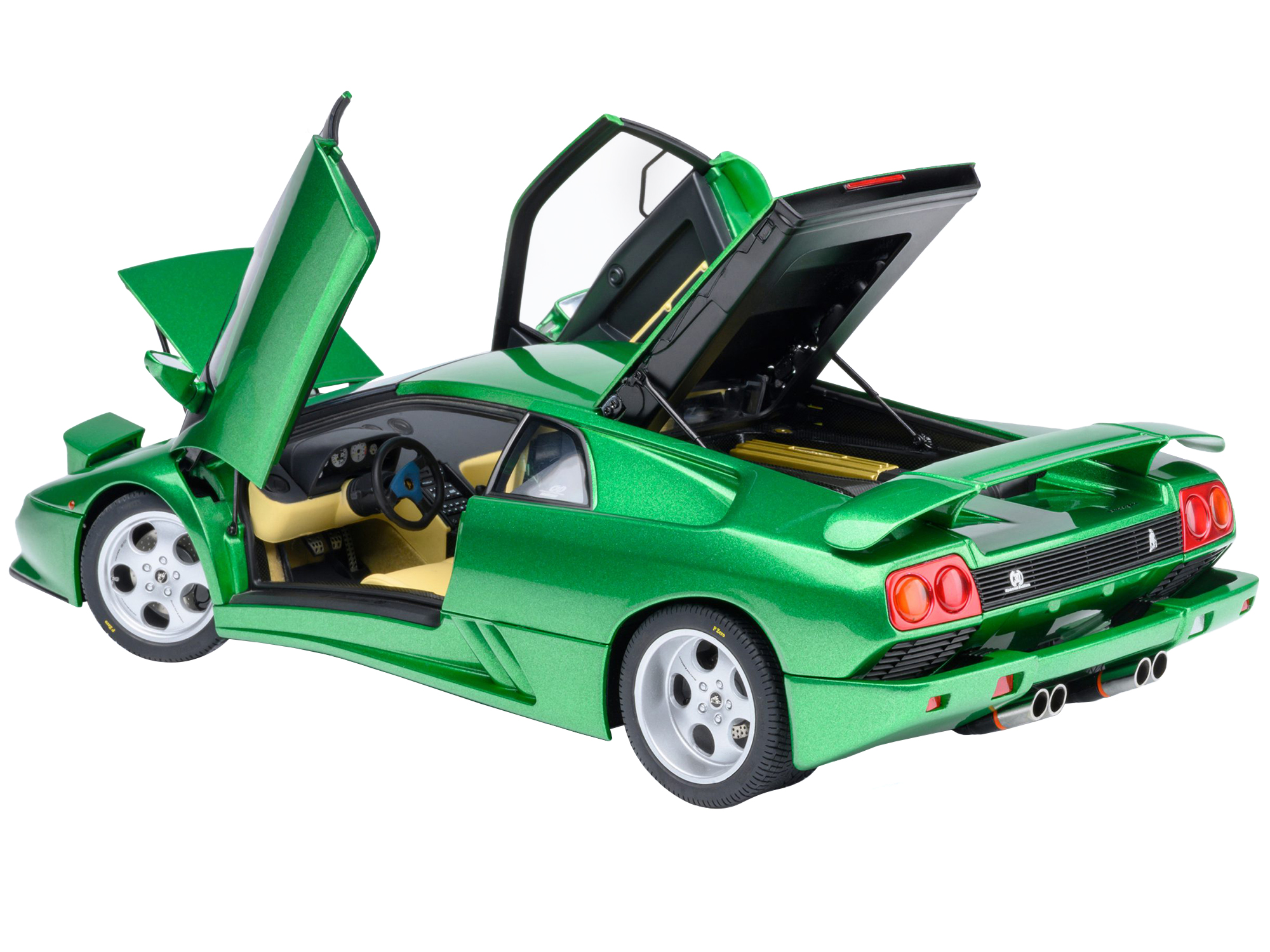 Lamborghini Diablo SE30 Verde Mic/Green Metallic 1/18 Model Car by Autoart - Image 2