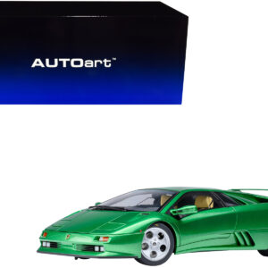 Lamborghini Diablo SE30 Verde Mic/Green Metallic 1/18 Model Car by Autoart