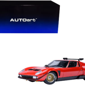 Lamborghini Miura SVR Jota Red 1/18 Model Car by Autoart