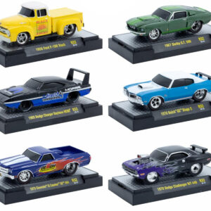 "Ground Pounders" 6 Cars Set Release 32 IN DISPLAY CASES Limited Edition 1/64 Diecast Model Cars by M2 Machines