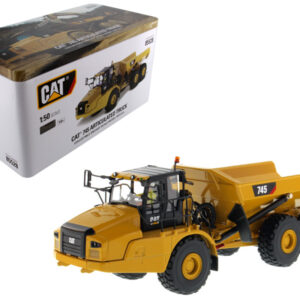 CAT Caterpillar 745 Articulated Dump Truck with Removable Operator "High Line" Series 1/50 Diecast Model by Diecast Masters