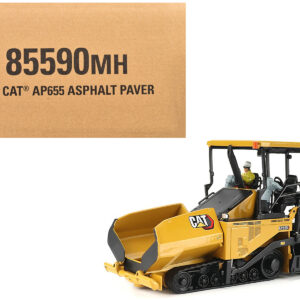 CAT Caterpillar AP655F Asphalt Paver Yellow "Core Classics" Series 1/50 Diecast Model by Diecast Masters
