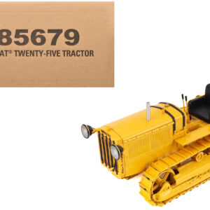 CAT Caterpillar Twenty Five Tractor Yellow "Vintage" Series 1/16 Diecast Model by Diecast Masters