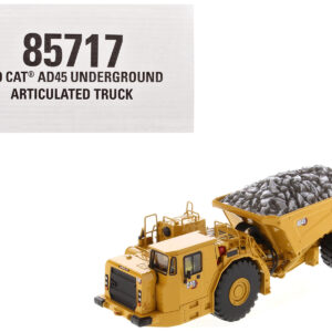 CAT Caterpillar AD45 Underground Articulated Truck Yellow "High Line" Series 1/50 Diecast Model by Diecast Masters