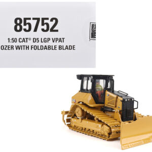 CAT Caterpillar D5 LGP Track-Type Dozer Yellow "High Line" Series 1/50 Diecast Model by Diecast Masters
