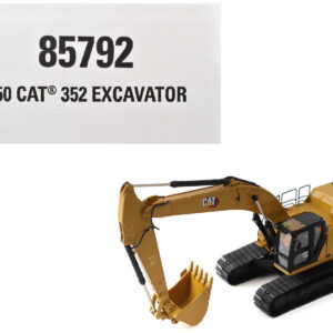 CAT Caterpillar 352 Next Generation Excavator Yellow "High Line" Series 1/50 Diecast Model by Diecast Masters