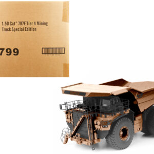 CAT Caterpillar 797F 4 Tier Mining Truck Copper Finish Special Edition "Commemorative" Series 1/50 Diecast Model by Diecast Masters